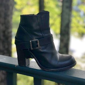 All Saints Black Ankle Boots
